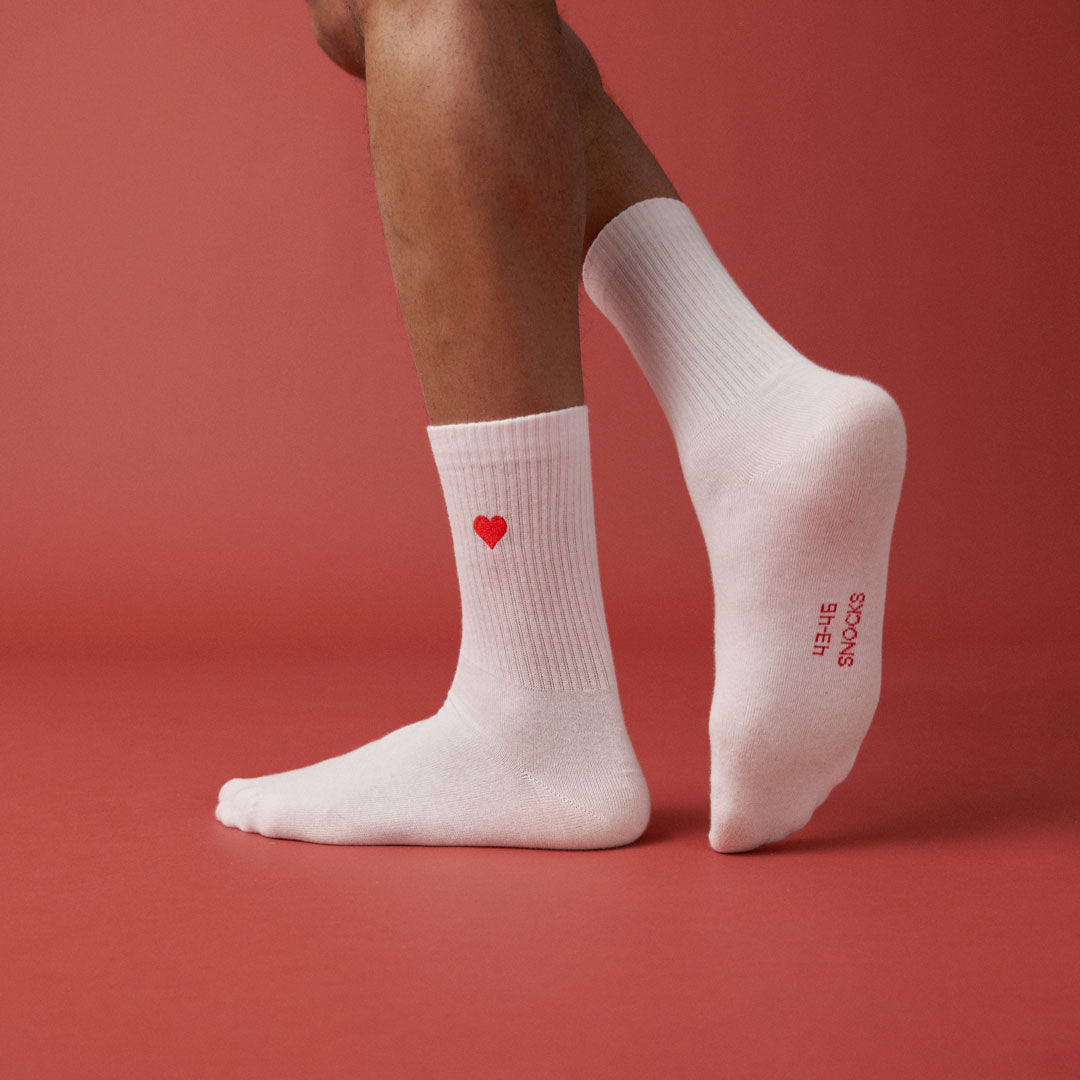 snocks-tennissocken-mix-love-lange-herz-socken-unisex image 2