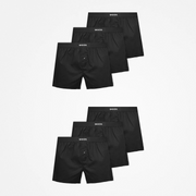 snocks-american-boxershorts-mit-elastischem-bund-schwarz-boxershorts image 2