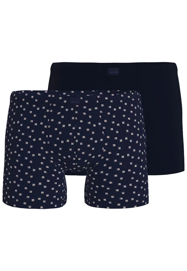 ceceba-herren-long-pants-blau-bedruckt-2er-pack image 1