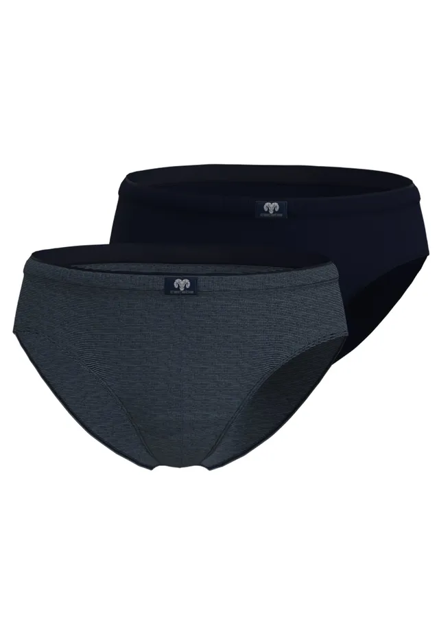 ceceba-herren-slip-blau-uni-2er-pack-single-jersey-baumwoll-slip image 1
