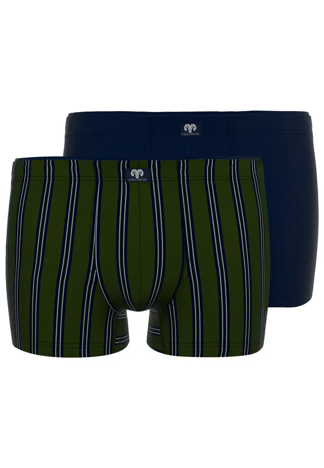 ceceba-herren-pants-gr-n-l-ngsgestreift-2er-pack image 1