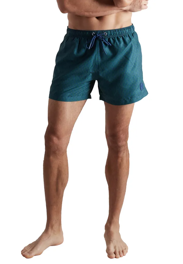 ceceba-herren-badeshorts-gr-n-bedruckt-kurze-schwimmshorts image 1