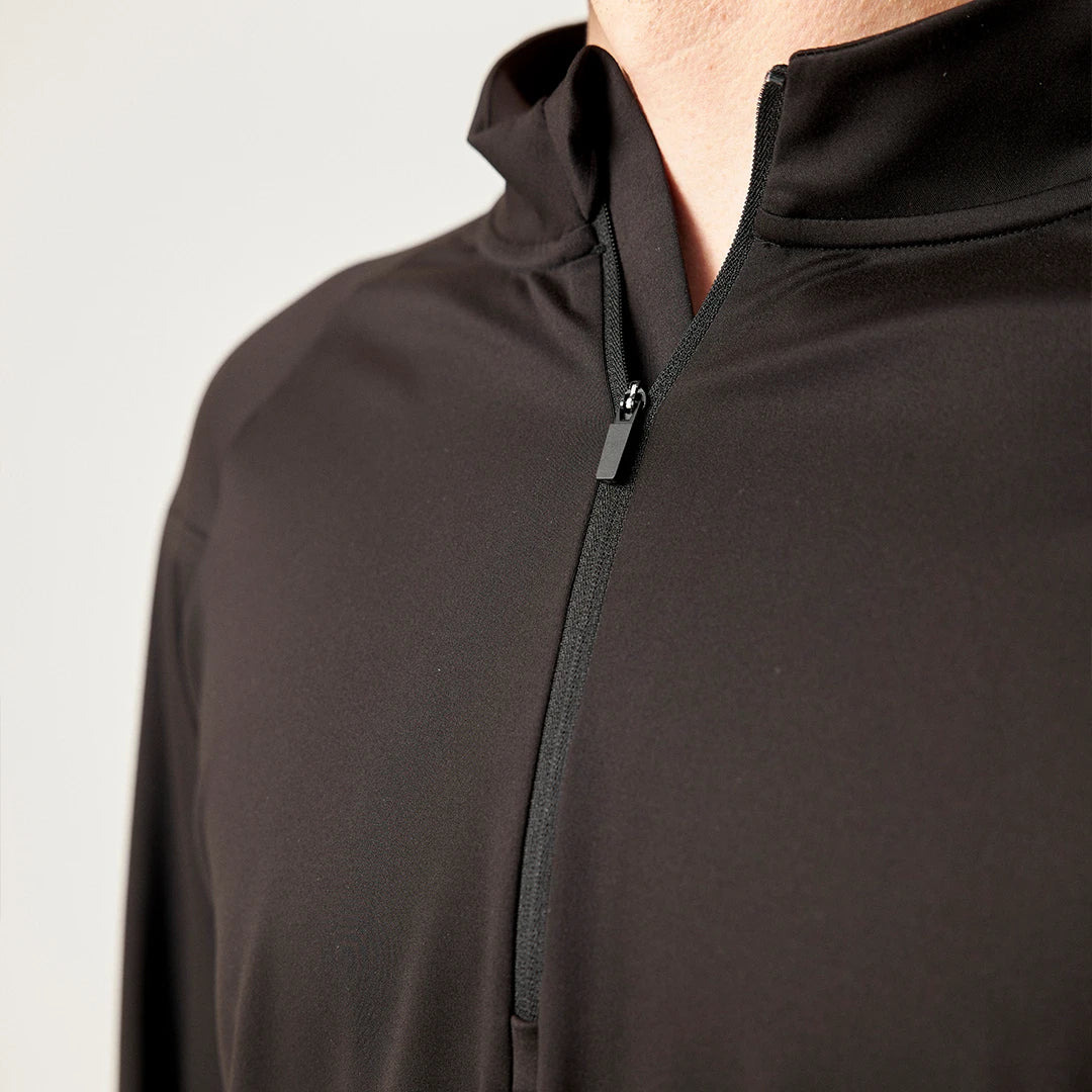 snocks-1-2-zip-sportshirt-langarm-herren-schwarz image 7