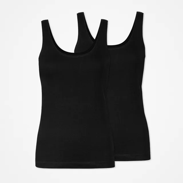snocks-damen-tank-tops-schwarz-bio-baumwolle image 1
