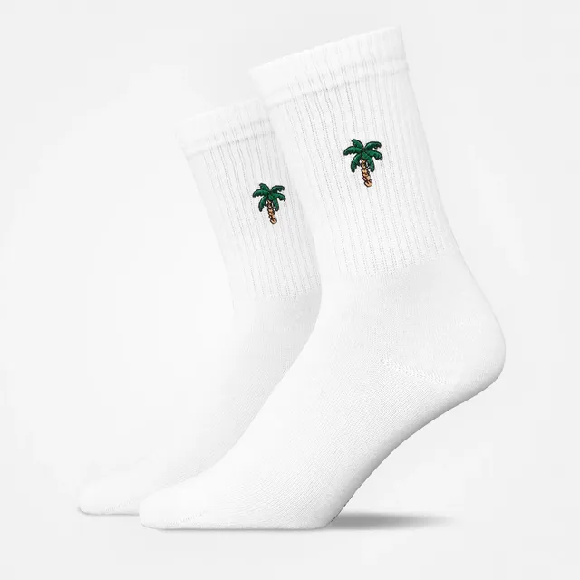 snocks-tennissocken-mix-palmen-lange-sportsocken-aus-bio-baumwolle-unisex image 1