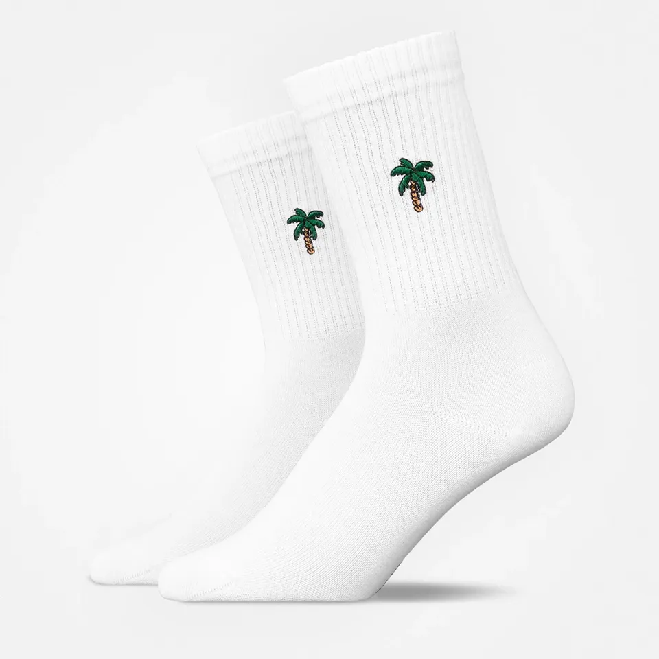snocks-tennissocken-mix-palmen-lange-sportsocken-aus-bio-baumwolle-unisex image 1