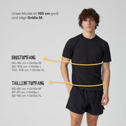 snocks-mesh-trainings-t-shirt-herren-kurzarm-nero-schwarz image 2