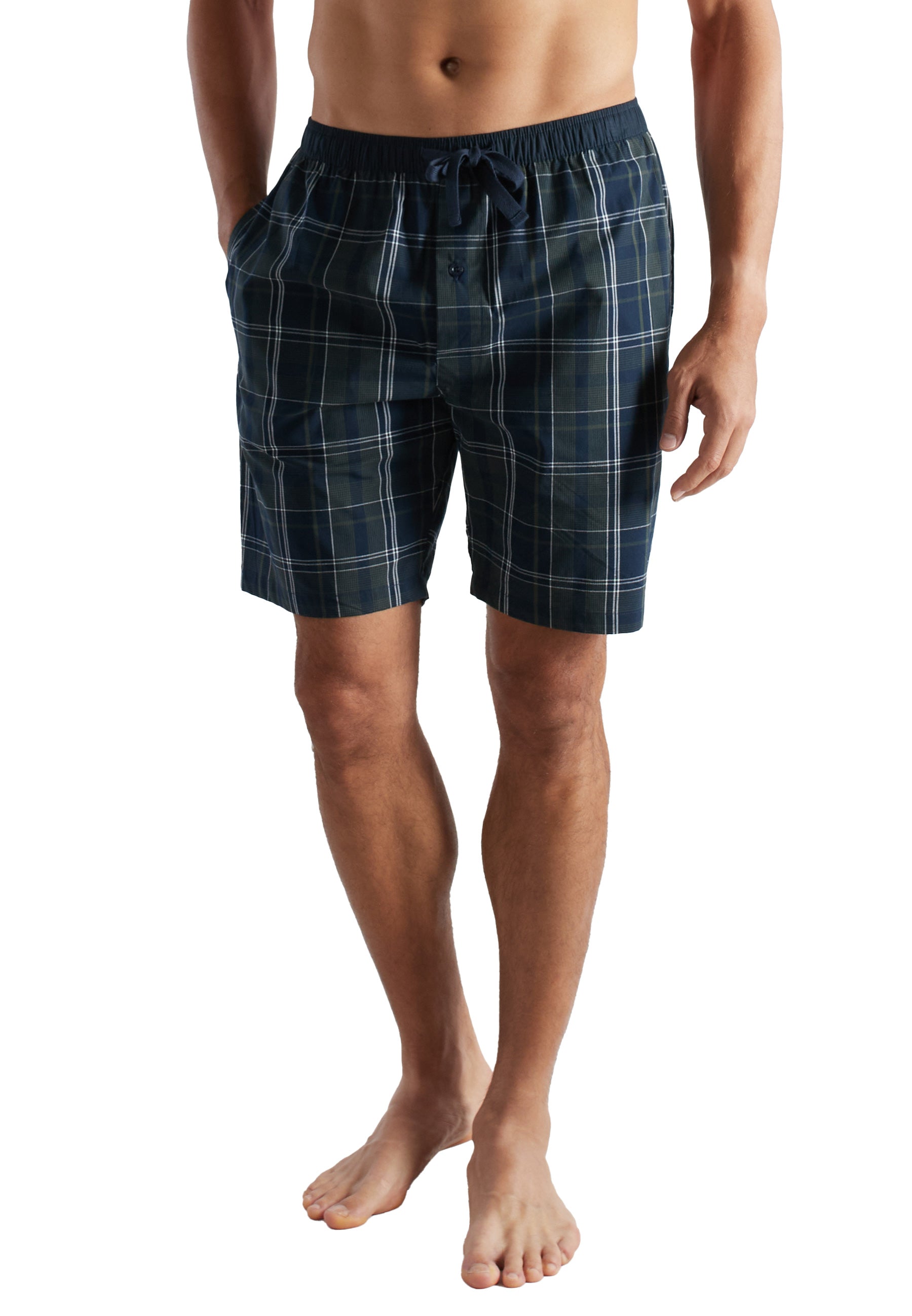 ceceba-herren-bermuda-blau-kariert image 1
