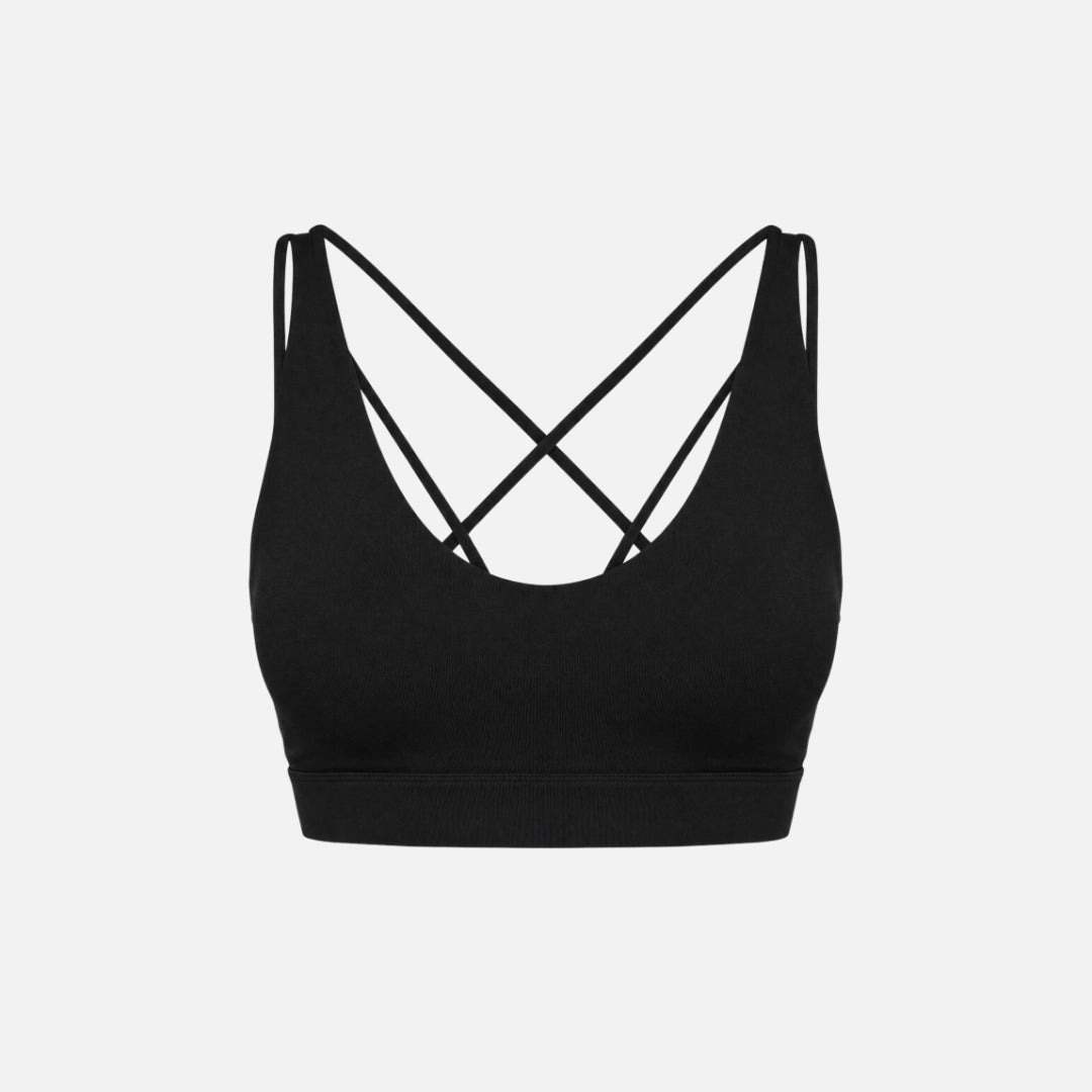 snocks-premium-sport-bh-multi-strap-schwarz image 1