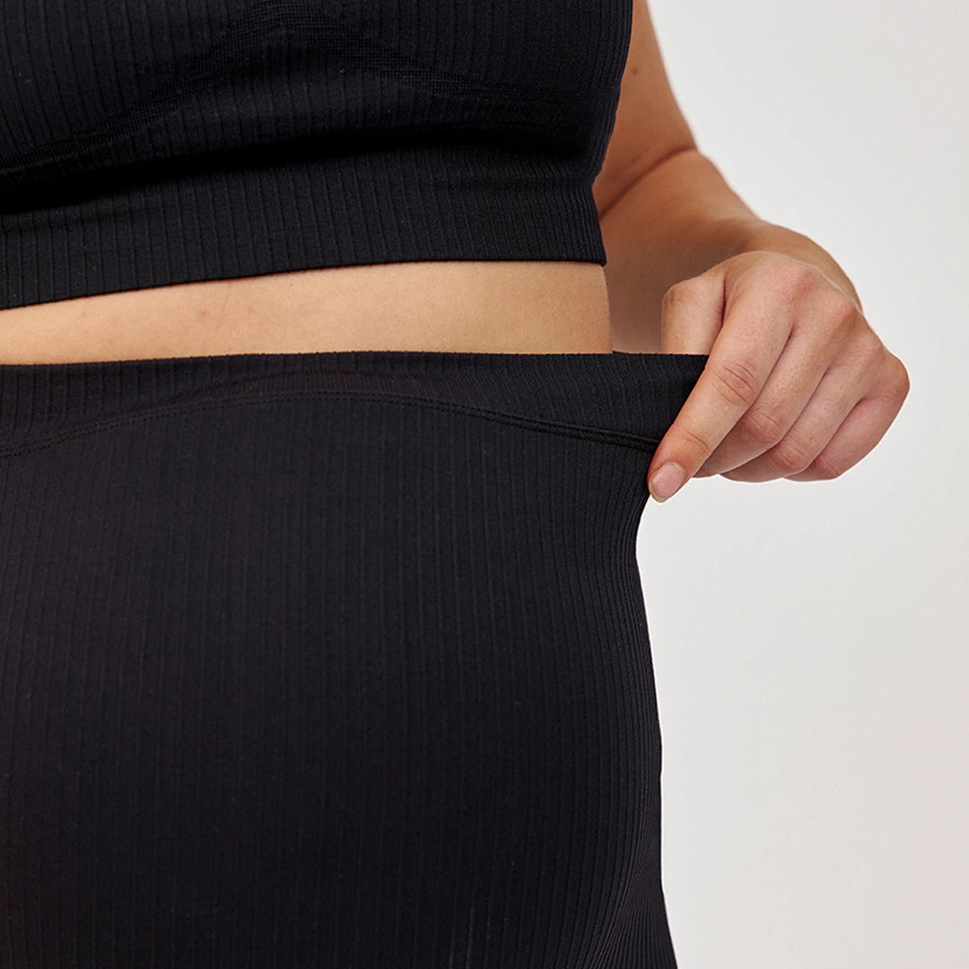 snocks-umstandsleggings-seamless-damen-dunkelrot image 5