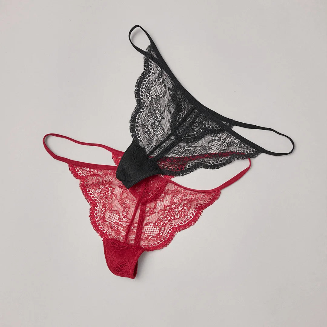 snocks-g-string-aus-spitze-schwarz-damen-stringtanga image 7