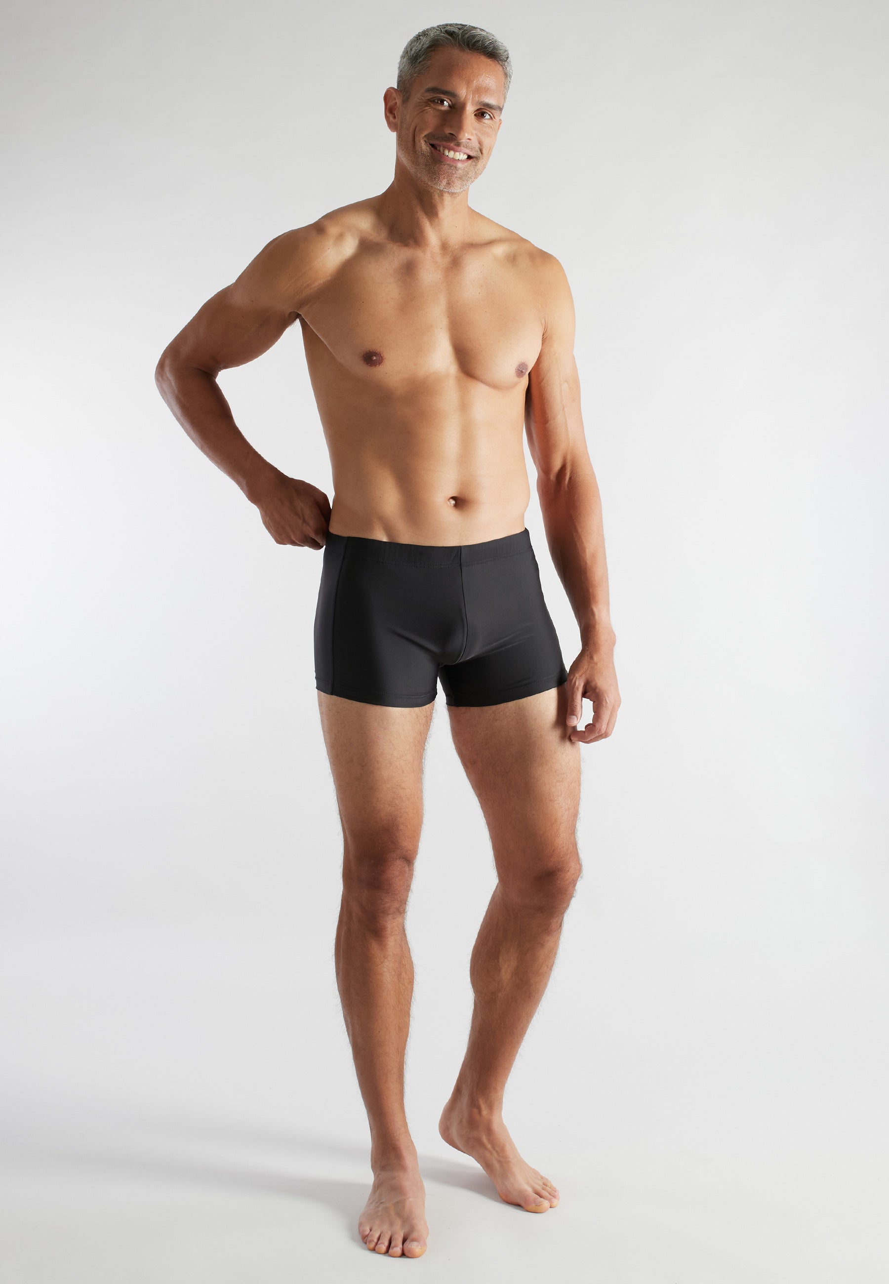 ceceba-herren-bade-pants-schwarz-uni-micro-jersey-sport-slip image 2