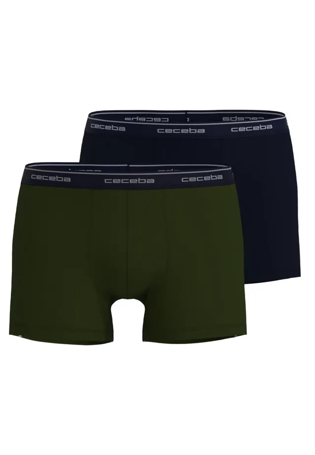 ceceba-herren-pants-gr-n-uni-im-2er-pack-baumwoll-elastan-unterhose-f-r-alltag-u image 1