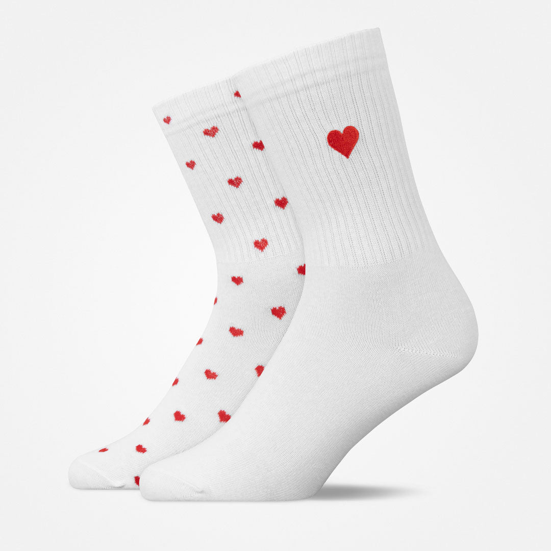 snocks-tennissocken-mix-love-lange-herz-socken-unisex image 1