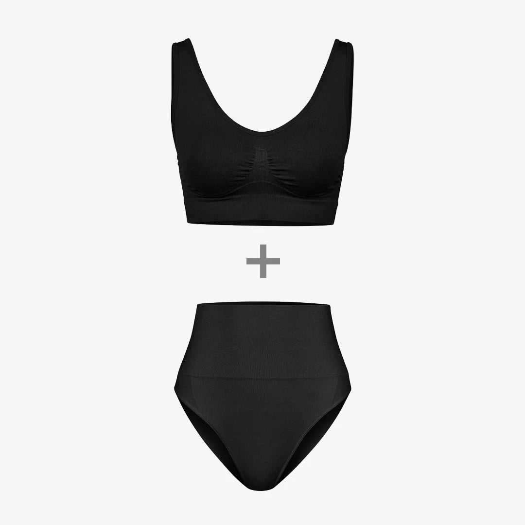 snocks-shaping-slip-bundle-shapewear-slip-set-damen image 1