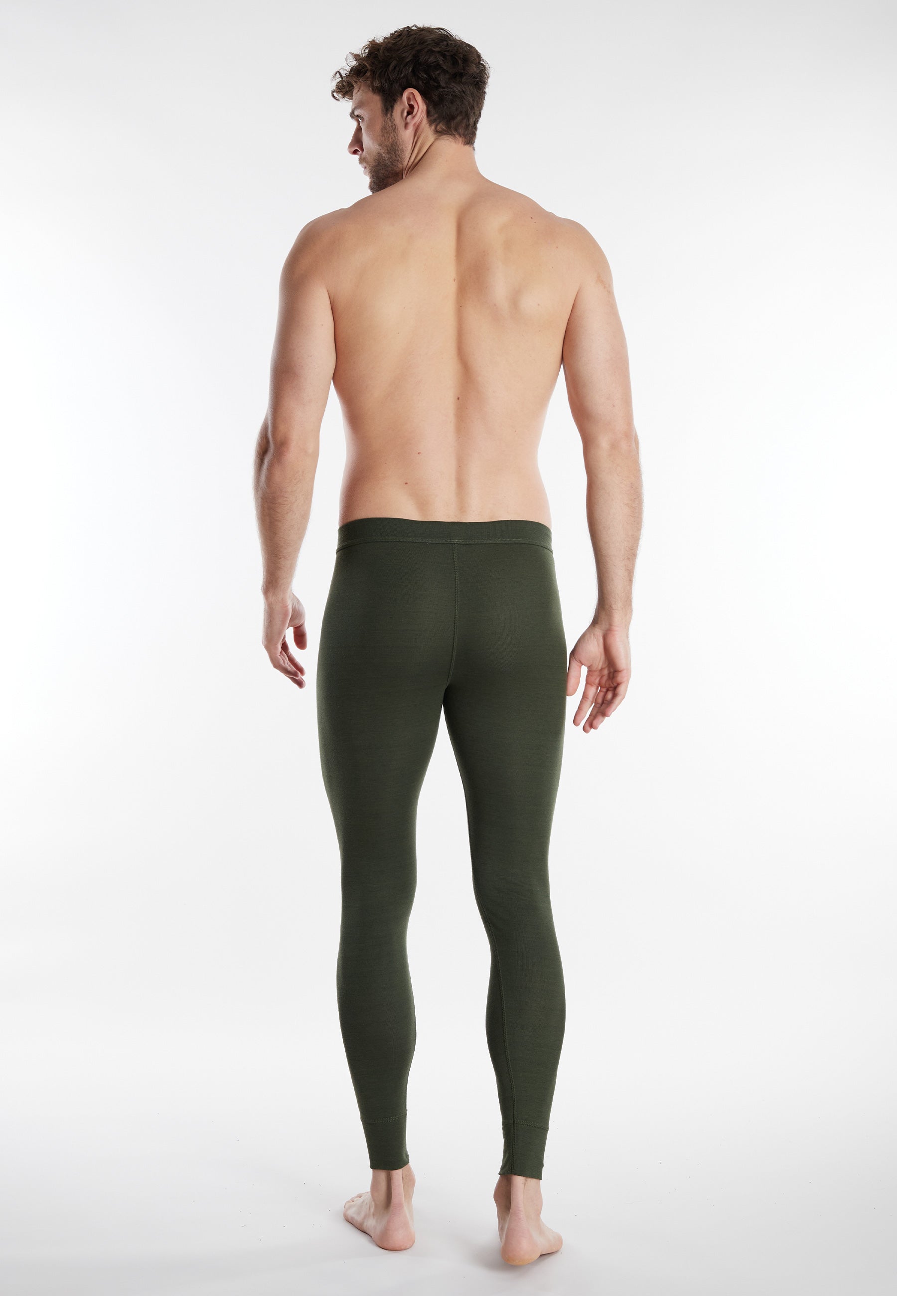 ceceba-herren-lange-unterhose-gr-n-uni-thermo-unterhose image 3