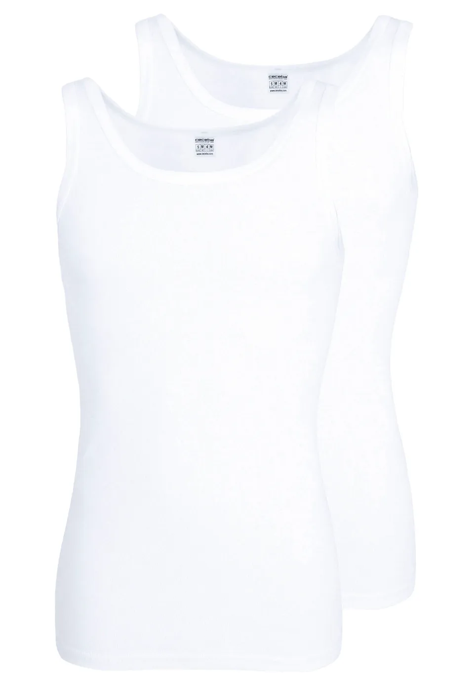 ceceba-herren-tank-top-wei-uni-2er-pack-feinripp image 1
