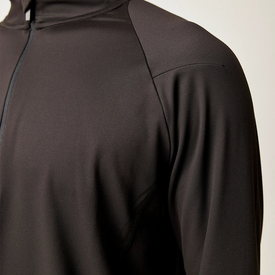 snocks-1-2-zip-sportshirt-langarm-herren-schwarz image 3