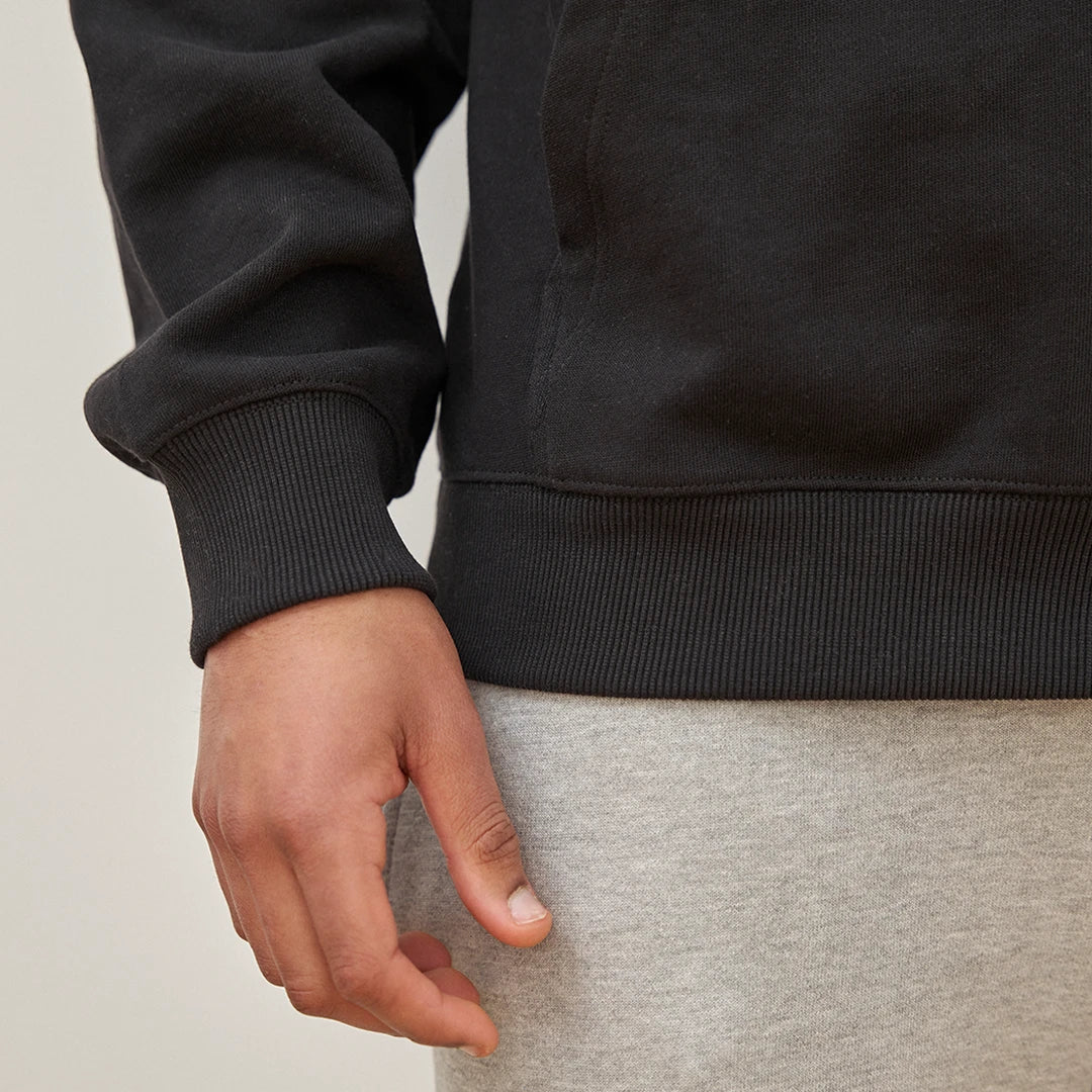snocks-hoodie-herren-schwarz-aus-bio-baumwolle image 7