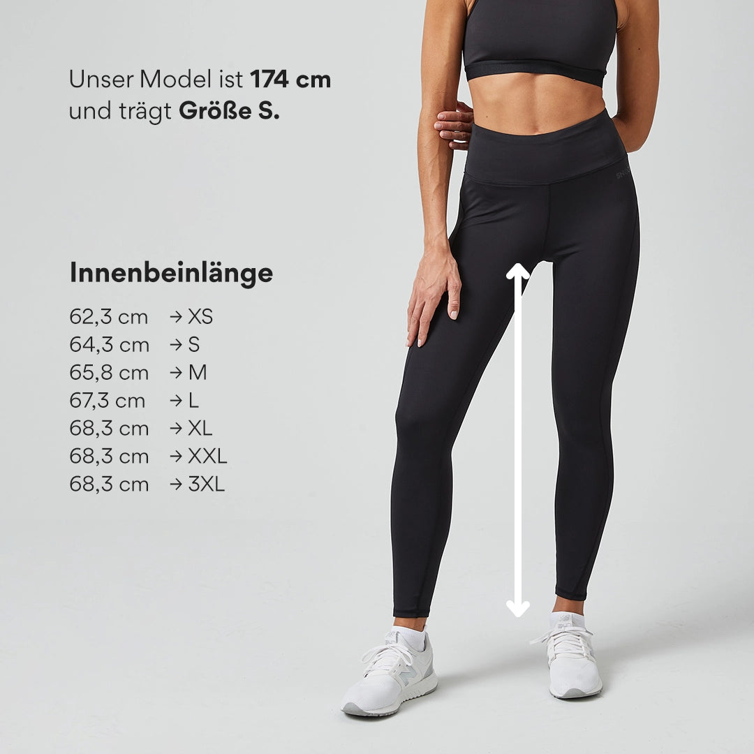 snocks-high-waist-leggings-damen-braun image 8