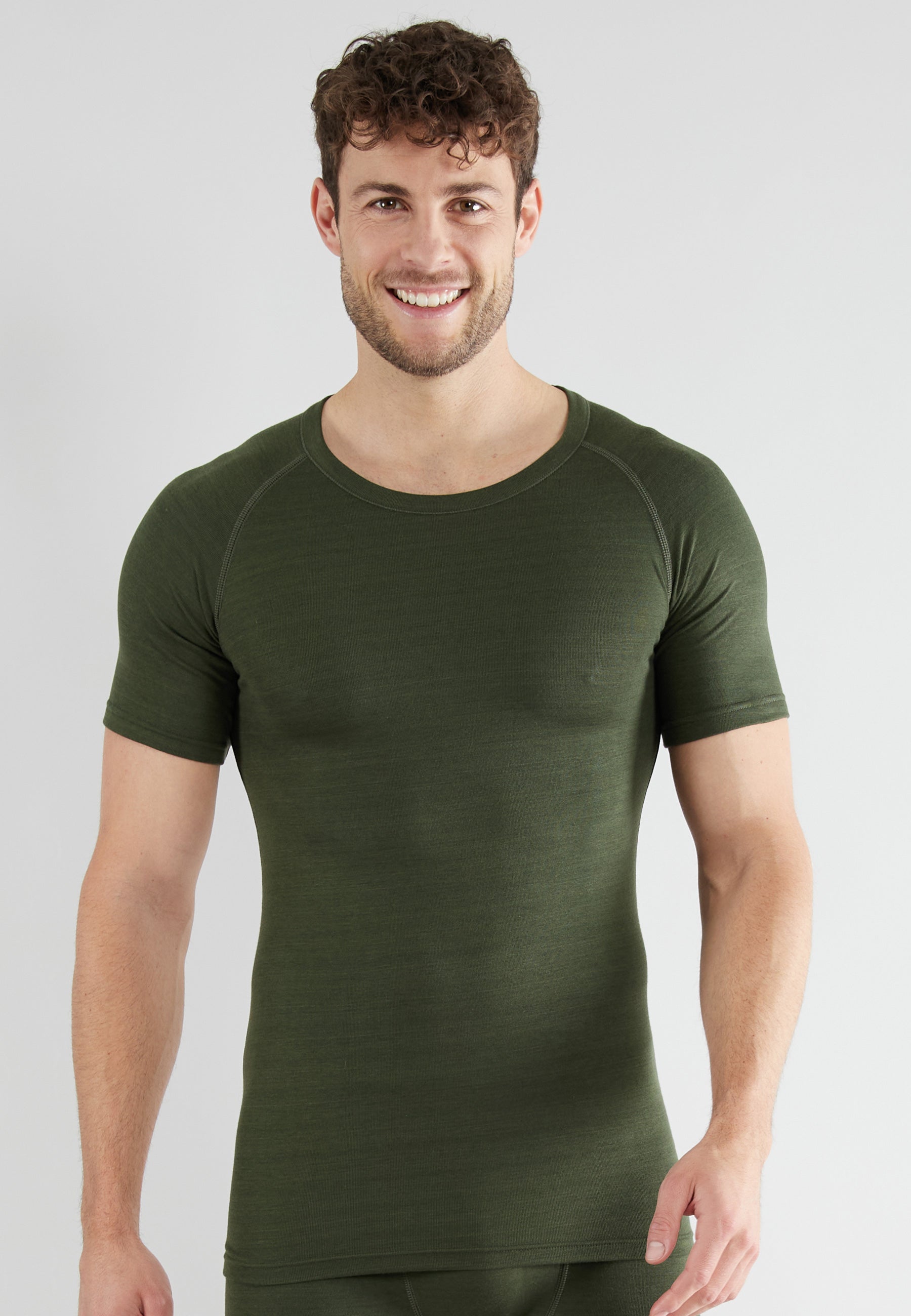 ceceba-herren-t-shirt-gr-n-thermo-funktionsshirt-gerippt image 2