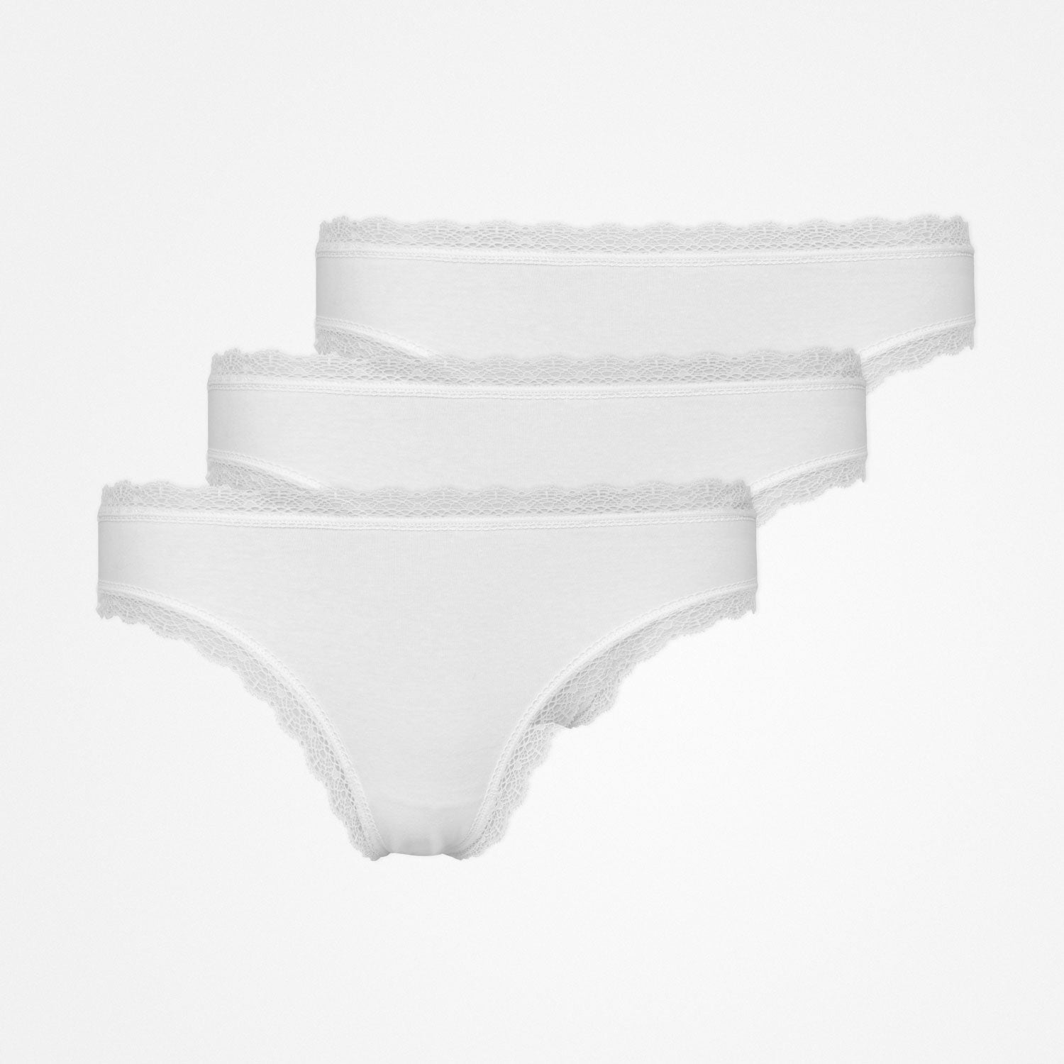 snocks-tangas-mit-spitze-wei-damen-tanga-aus-bio-baumwolle image 1