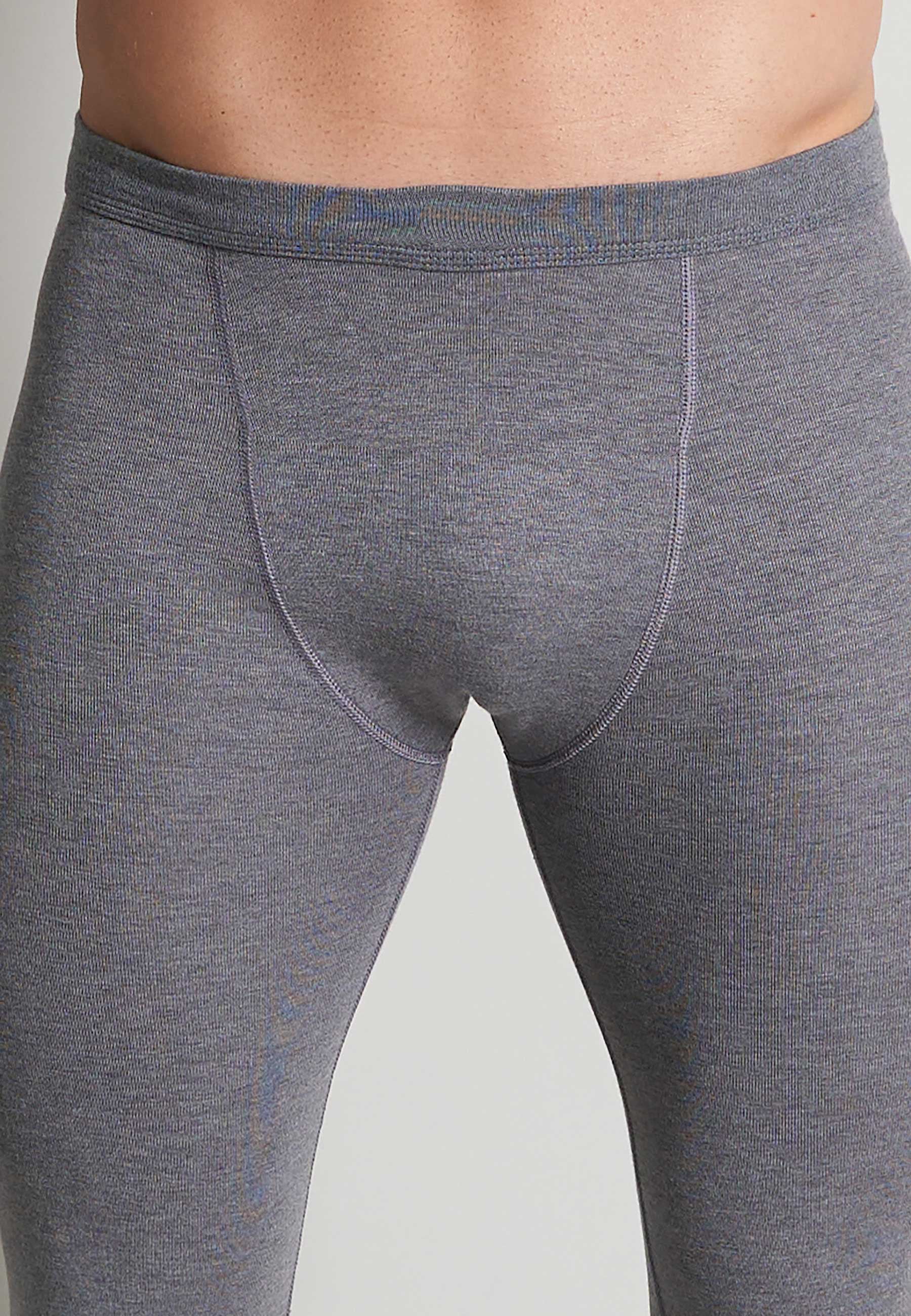 ceceba-herren-lange-unterhose-grau-uni-thermo-active-rib image 4