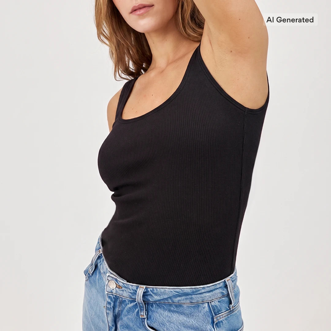 snocks-ripp-tank-top-damen-schwarz-4 image 4