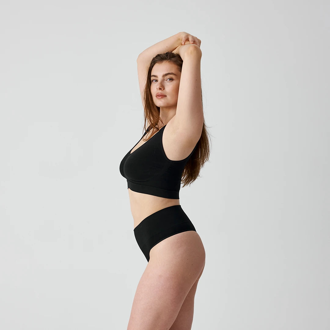 snocks-shaping-tanga-schwarz-damen-form-tanga-mit-hohem-bund image 2