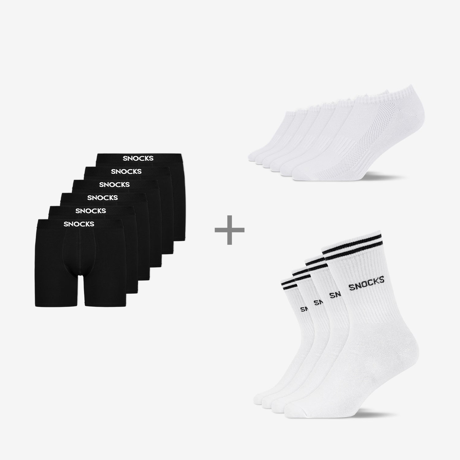 snocks-essentials-bundle-socken-unterhosen-set-herren image 1