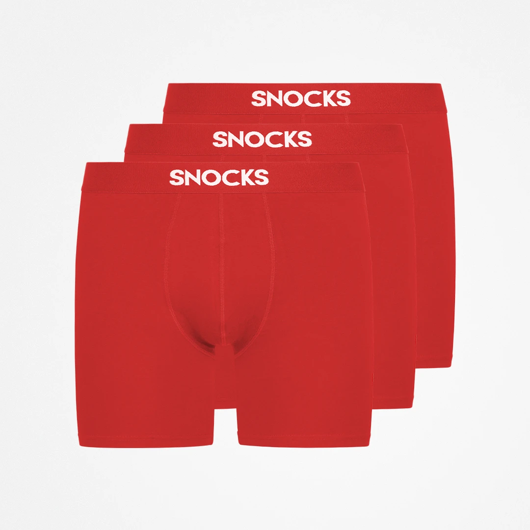 snocks-lange-boxershorts-hibiscus-herren-tight-fit-aus-bio-baumwolle image 1