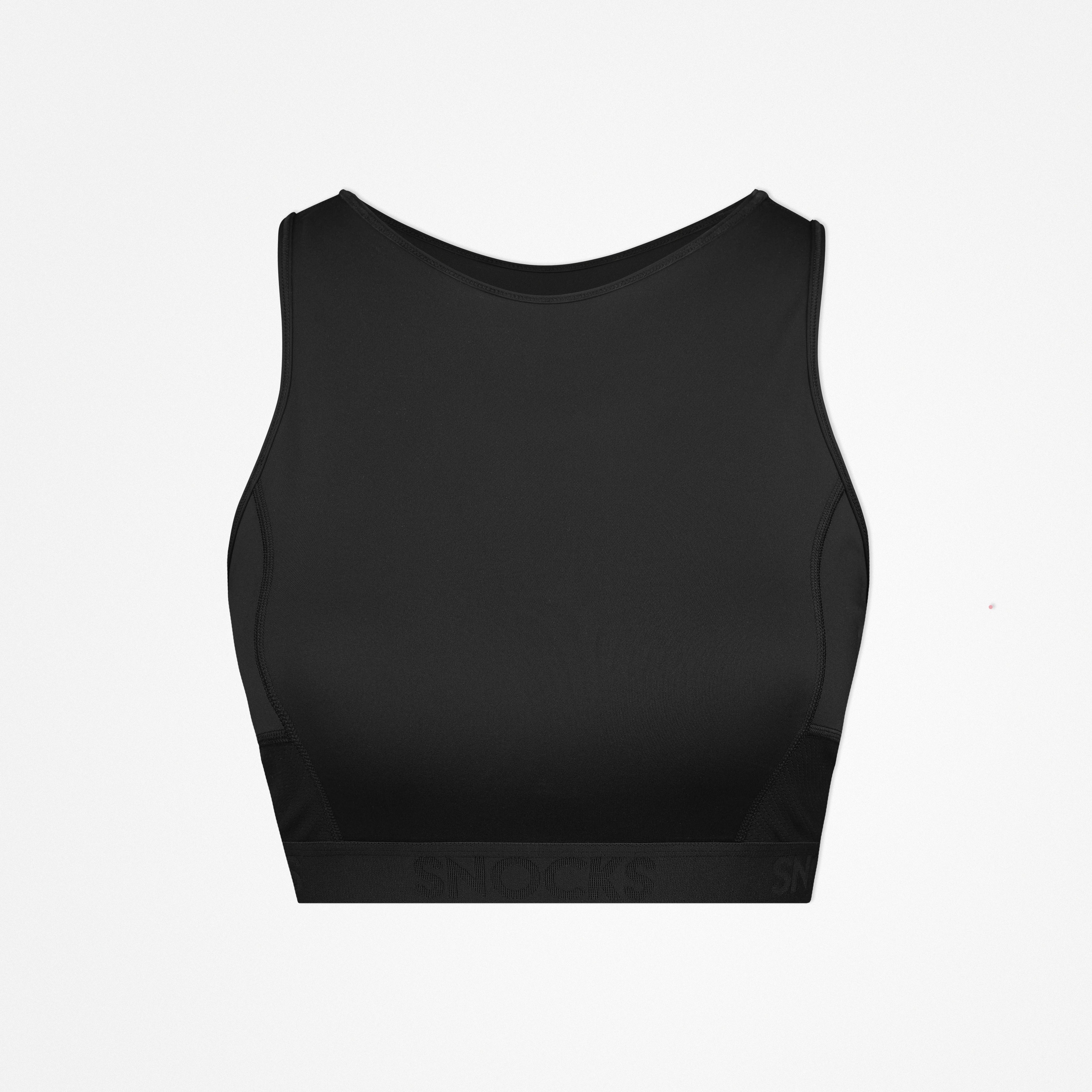 snocks-sport-bh-mit-logo-schwarz image 1
