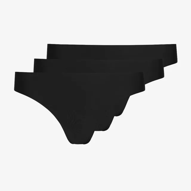 snocks-microfiber-seamless-tanga-schwarz-damen-string-nahtlos image 1