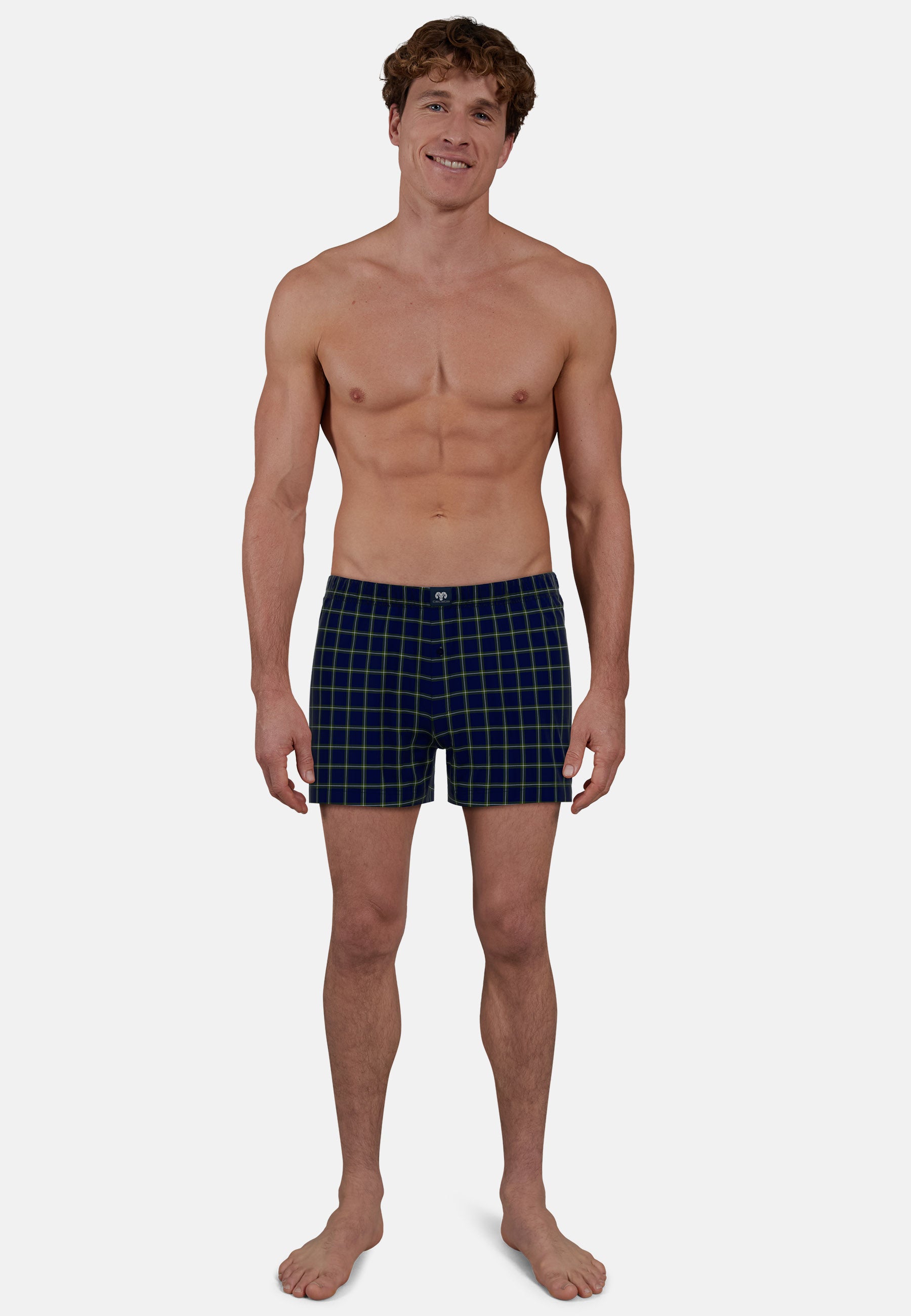 ceceba-herren-boxershort-blau-l-ngsgestreift-2er-pack image 2