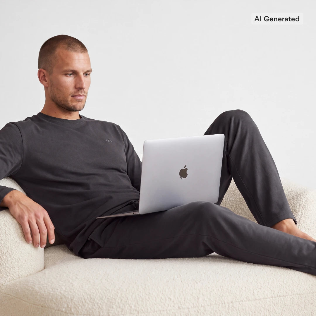 snocks-schlafanzug-set-herren-lang-pyjama-anthrazit image 6