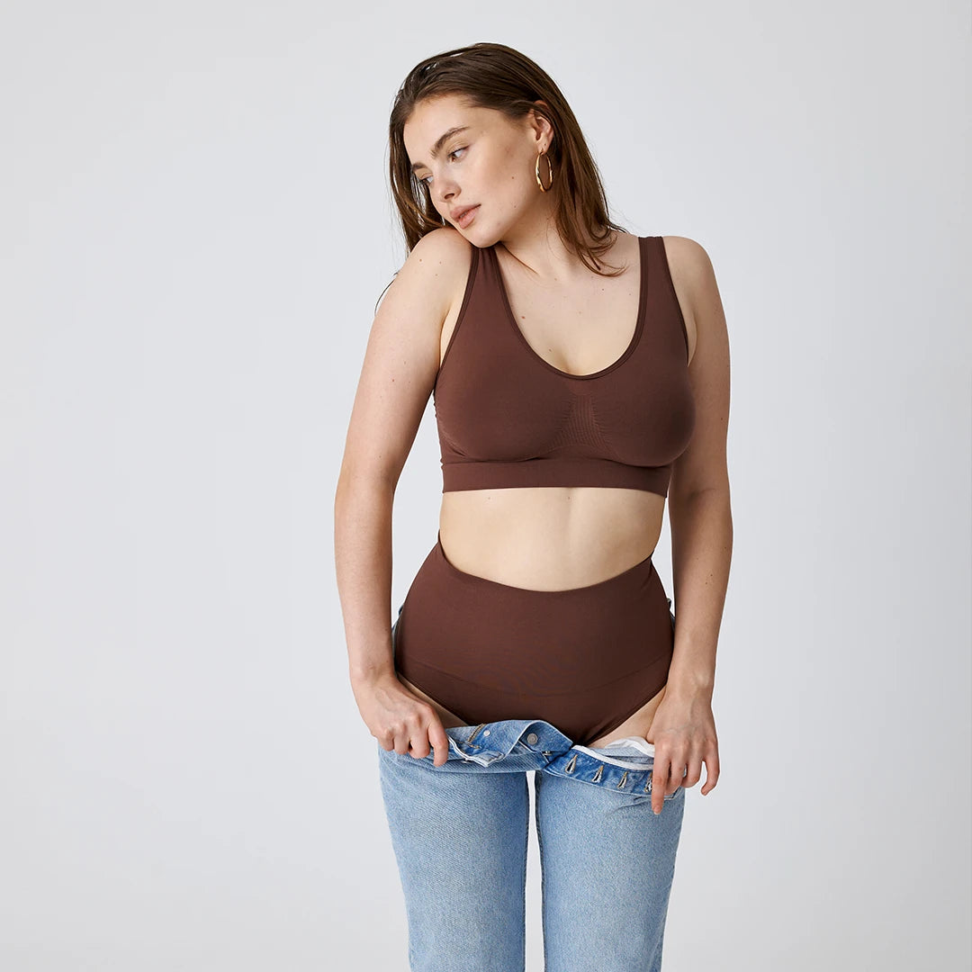 snocks-shaping-slip-braun-shapewear-slip-damen image 6