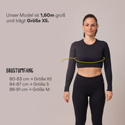 snocks-seamless-ripp-sportshirt-langarm-damen-schwarz-2 image 8