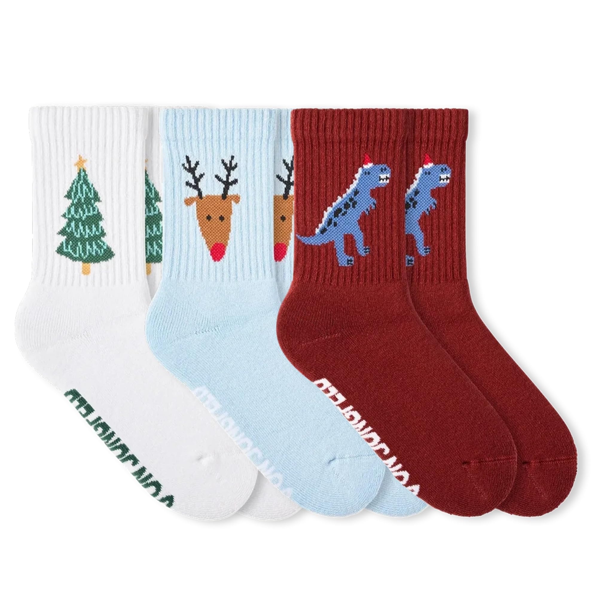 von-jungfeld-kinder-tennissocken-aus-baumwolle-weihnachtsmotiv-gr-23-34 image 1
