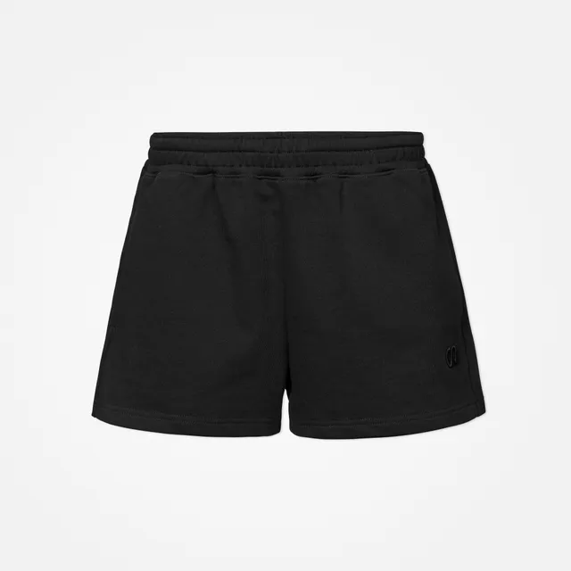 snocks-sweatshorts-damen-schwarz-shorts-aus-bio-baumwolle image 1