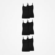 snocks-top-damen-schwarz-mit-spaghettitr-gern-enges-basic-top image 3