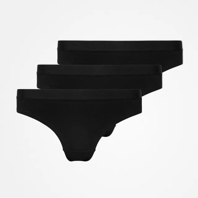 snocks-brazilian-slip-mit-gummibund-schwarz-damen image 1
