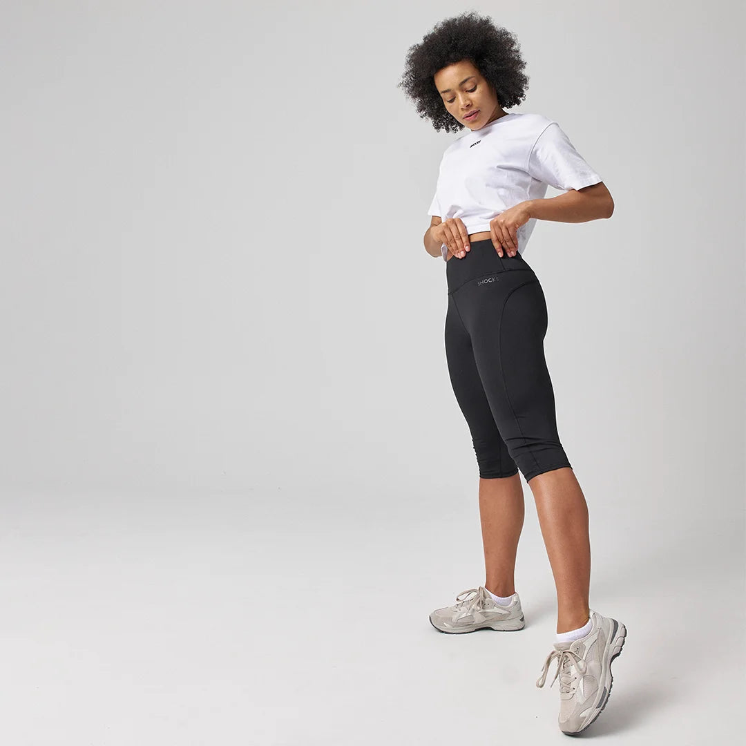snocks-capri-leggings-high-waist-damen-grape image 2