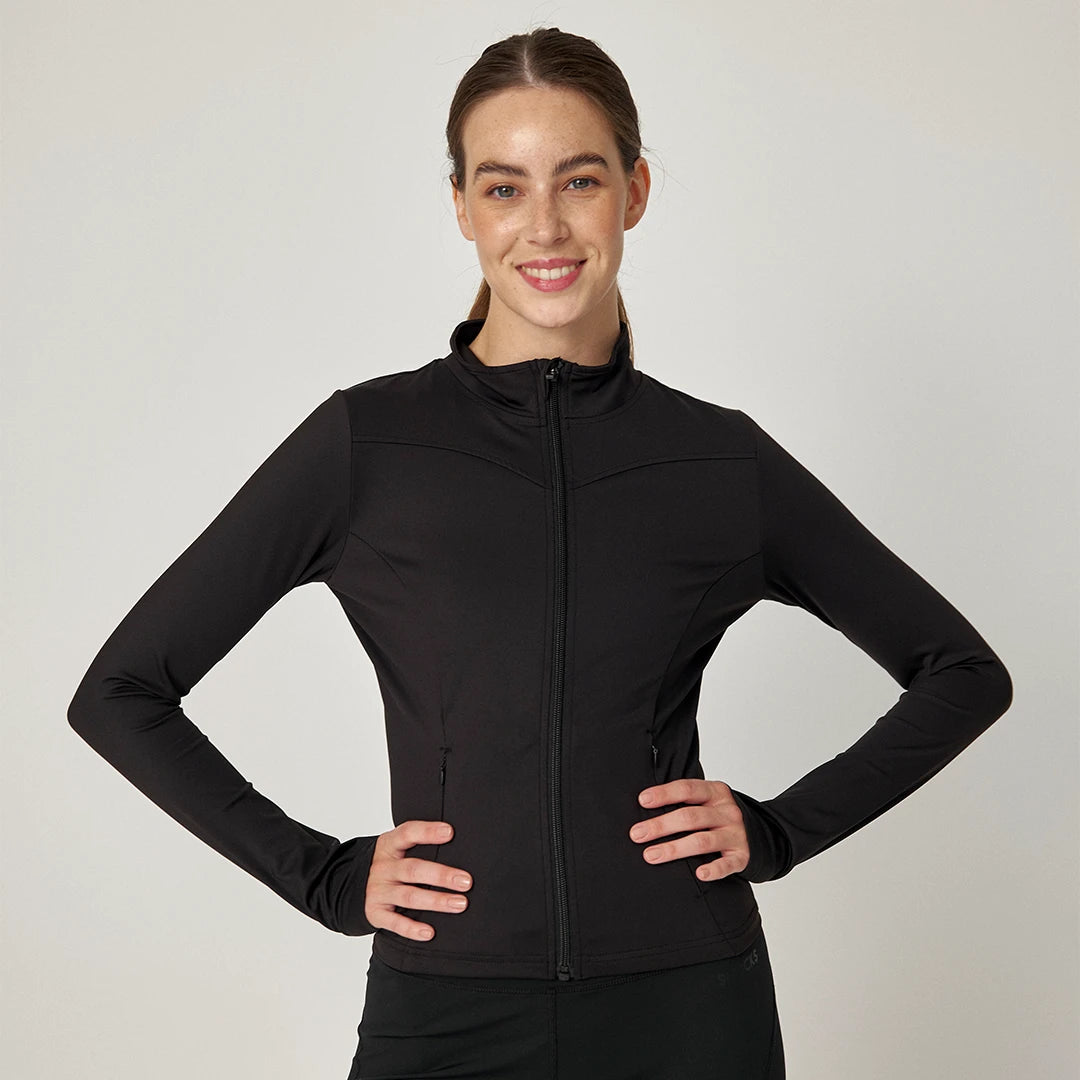 snocks-sportjacke-damen-mit-rei-verschluss-schwarz-active-running-jacke image 3