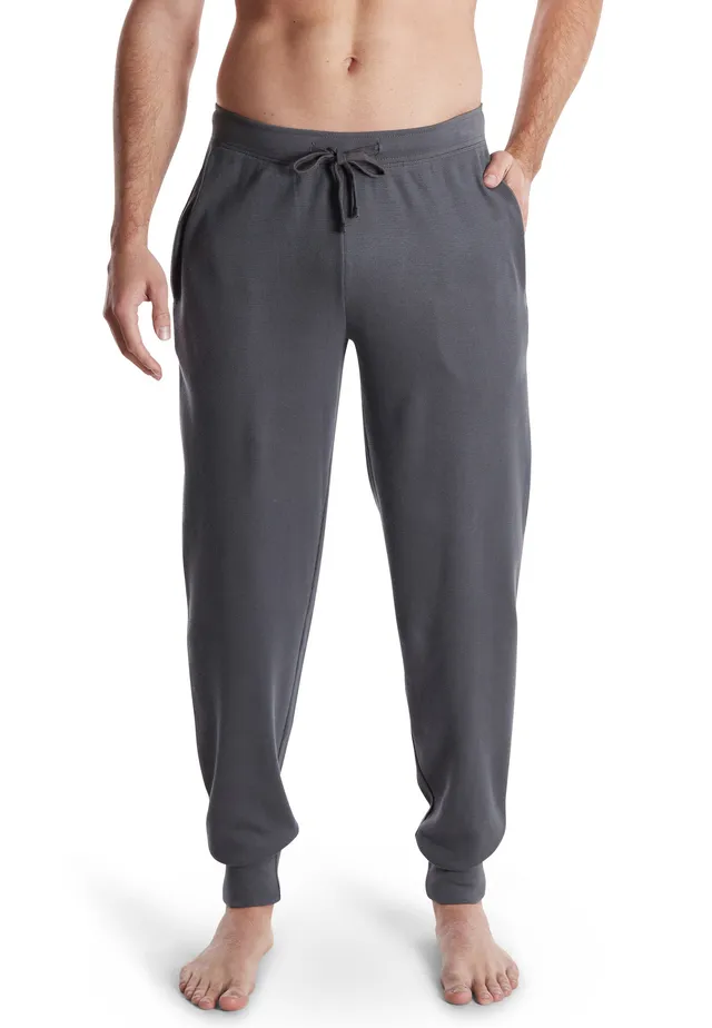 ceceba-herren-lange-hose-grau-uni-pyjama image 1