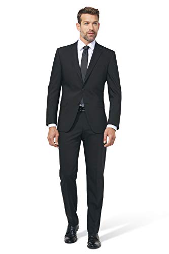 digel-damian-s-modern-fit-sakko-schwarz-mit-teilungsnaht image 6