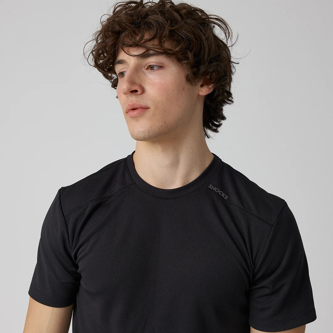 snocks-trainingsshirt-mesh-herren-schwarz image 3