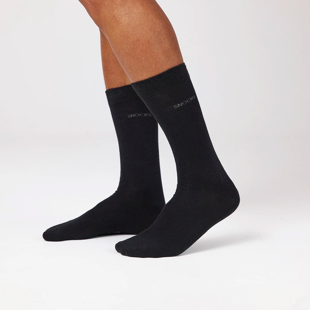 snocks-business-socken-lang-dunkelgrau image 2