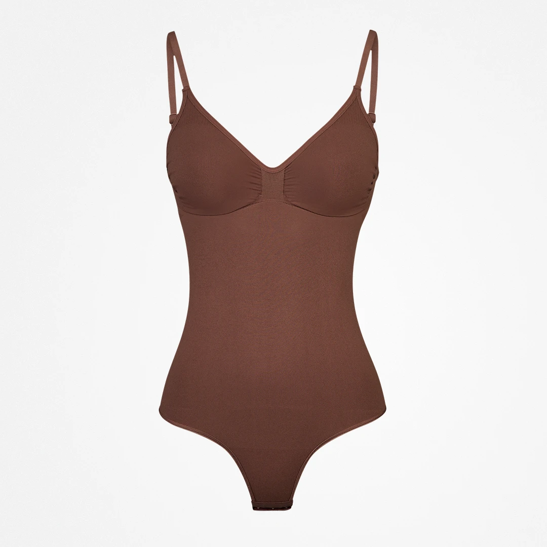 snocks-shaping-body-damen-seamless-braun image 1