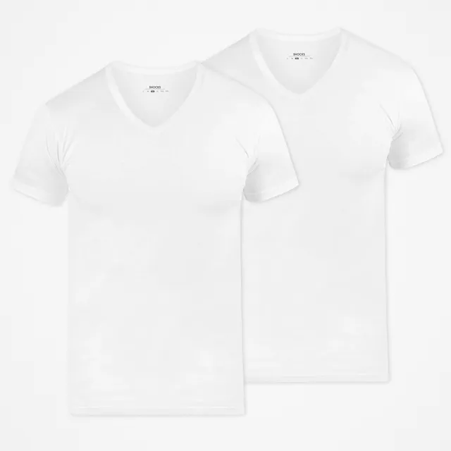 snocks-unterhemd-v-ausschnitt-herren-wei image 1