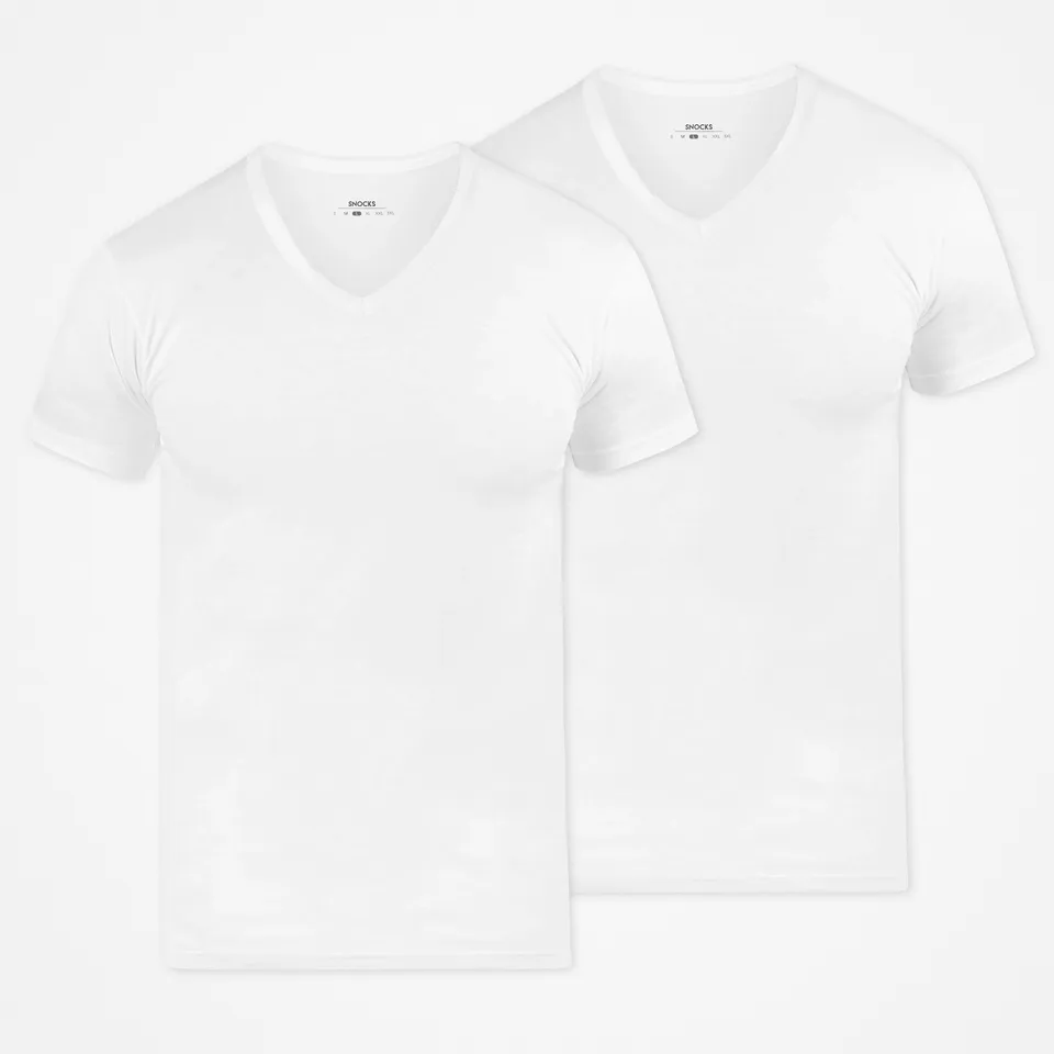 snocks-unterhemd-v-ausschnitt-herren-wei image 1